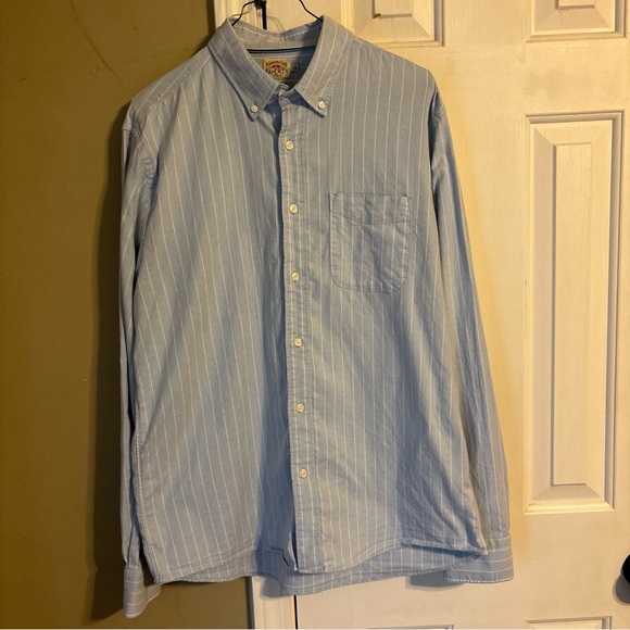 Faherty Other - Faherty men’s cloud stripe stretch oxford button down shirt large